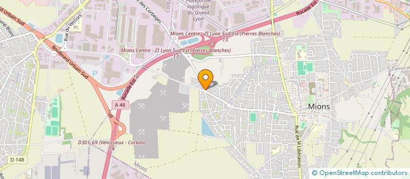 localisation de l'entreprise NEGOFER  MIONS