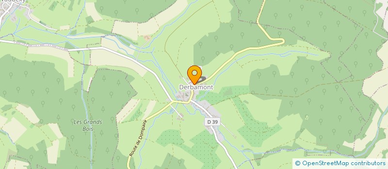localisation de l'entreprise NEGOFERMETURES  DERBAMONT
