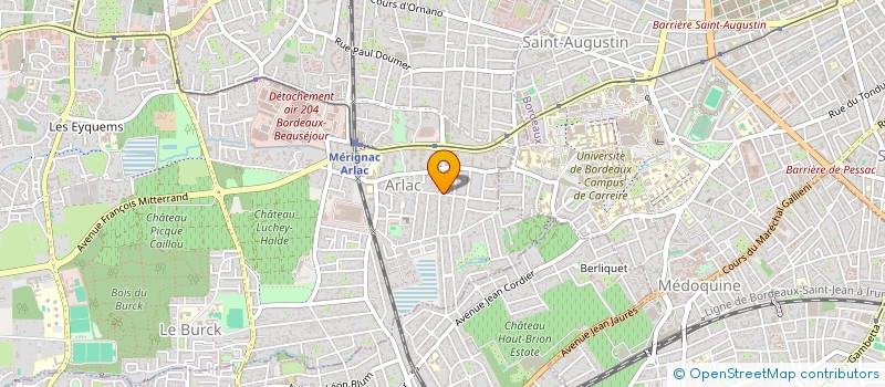 localisation de l'entreprise NEGOFI  MERIGNAC