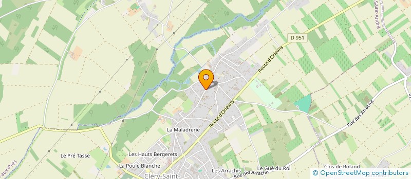 localisation de l'entreprise NEGOGEST à CLERY-SAINT-ANDRE