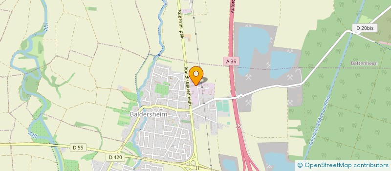 localisation de l'entreprise NEGOMIX  BALDERSHEIM