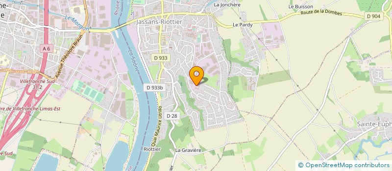 localisation de l'entreprise NEGOPLAST INDUSTRIES RHONE ALPES à JASSANS-RIOTTIER