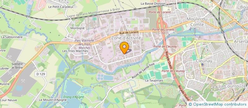 localisation de l'entreprise NEGOPLUS  RENNES
