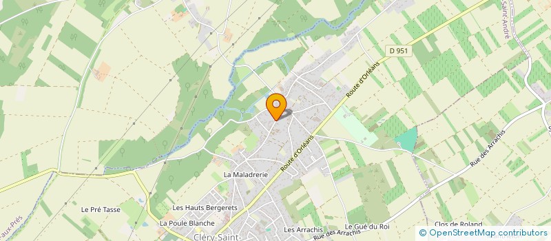 localisation de l'entreprise NEGORENTE à CLERY-SAINT-ANDRE