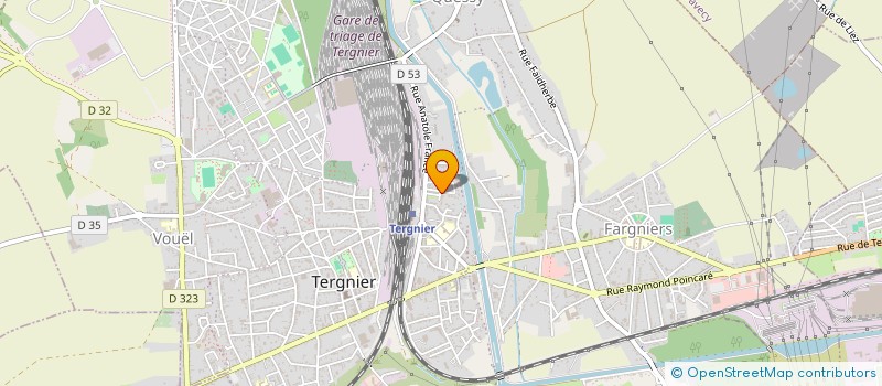 localisation de l'entreprise NEGOS'AUTO à TERGNIER