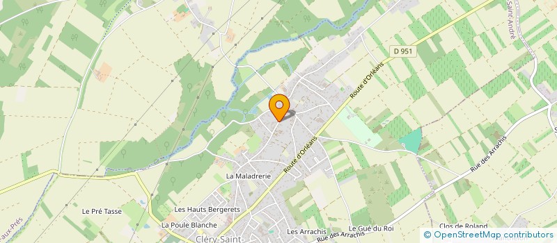 localisation de l'entreprise NEGOSHOP  CLERY-SAINT-ANDRE