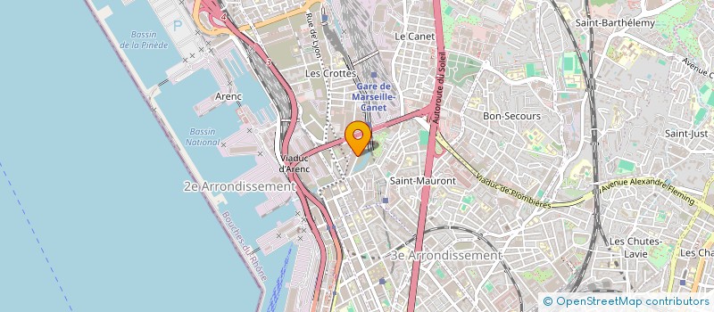 localisation de l'entreprise NEGOSUD à MARSEILLE
