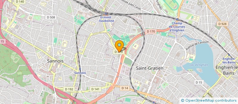 localisation de l'entreprise NEGOTEC à SAINT-GRATIEN