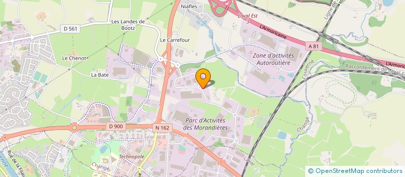 localisation de l'entreprise NEGOTEC FINANCE à CHANGE