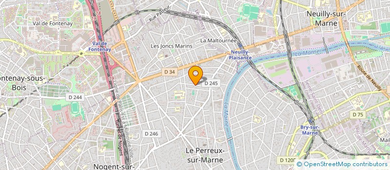 localisation de l'entreprise NEGOTIC à LE PERREUX-SUR-MARNE
