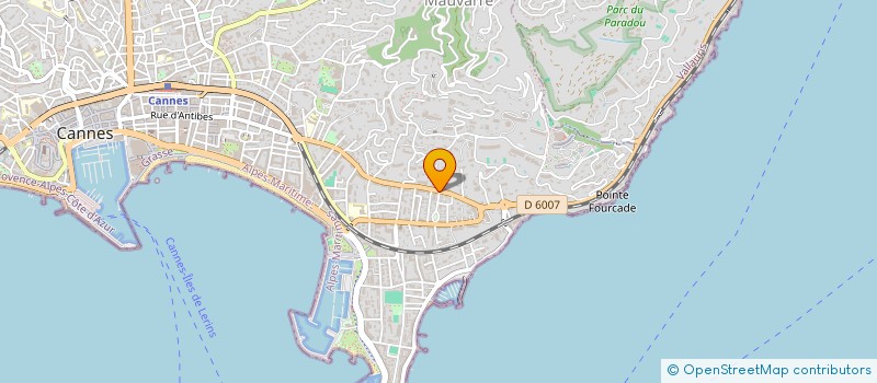 localisation de l'entreprise NEGOVIDEO  CANNES