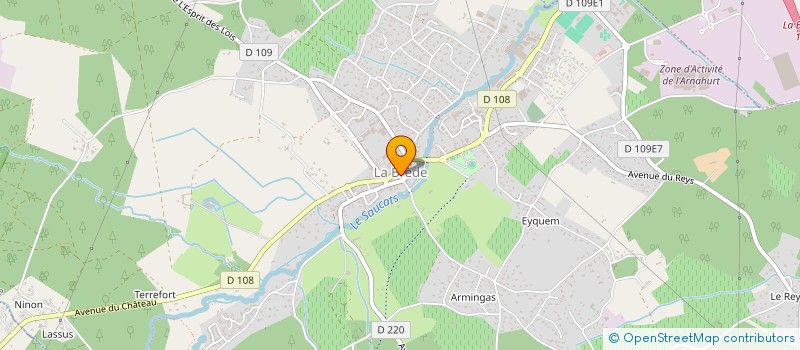 localisation de l'entreprise NEGRE IMMO  LA BREDE