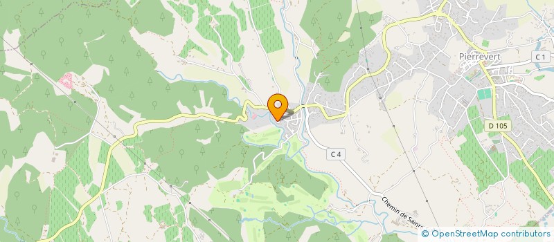 localisation de l'entreprise NEGRE IMMO  PIERREVERT