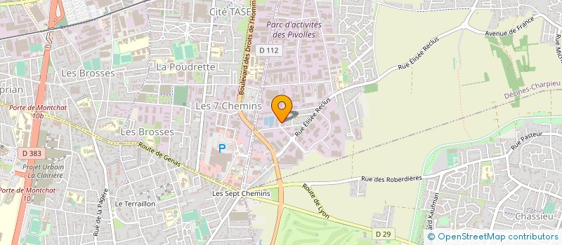 localisation de l'entreprise NEGRI BOSSI FRANCE  DECINES-CHARPIEU