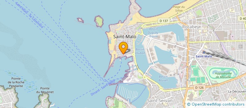 localisation de l'entreprise NEGRONI à SAINT-MALO