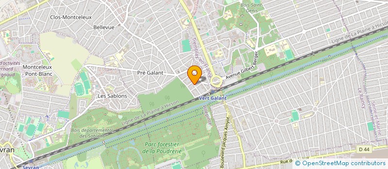 localisation de l'entreprise NEGROSOL à VILLEPINTE