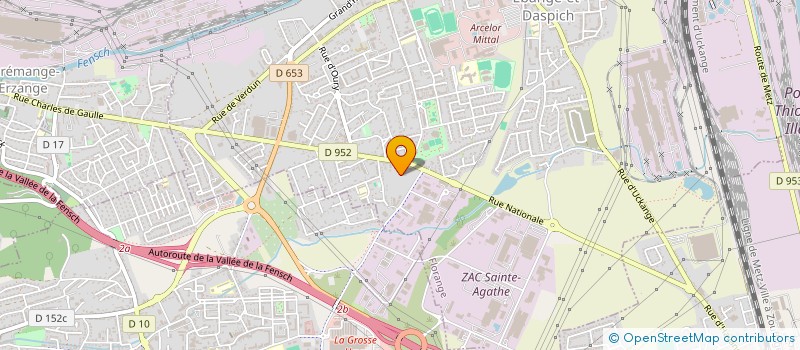 localisation de l'entreprise NEGSTAR  FLORANGE