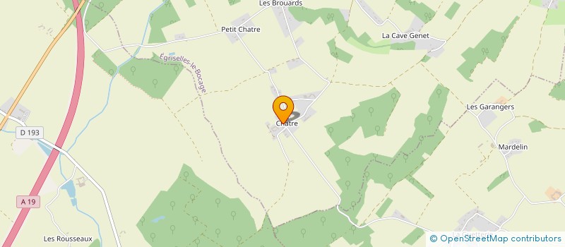 localisation de l'entreprise NEGUADI KEVIN  EGRISELLES-LE-BOCAGE