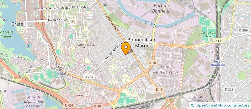 localisation de l'entreprise NEGUS TECH CONSULTING à BONNEUIL-SUR-MARNE