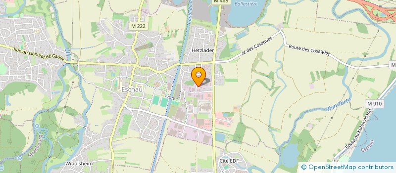 localisation de l'entreprise NEH  ESCHAU