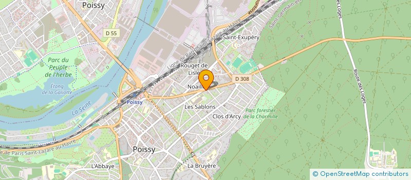 localisation de l'entreprise NEHCO  POISSY