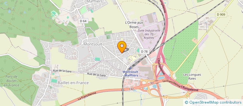 localisation de l'entreprise NEHESS INDUSTRY à MONTSOULT