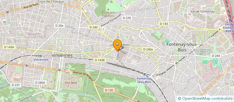 localisation de l'entreprise NEHK à VINCENNES