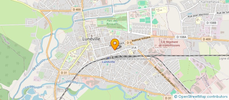 localisation de l'entreprise NEHLIG ET GOUILLARD à LUNEVILLE