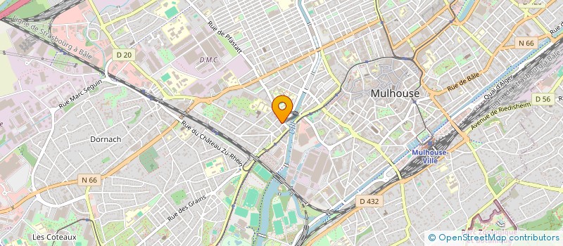 localisation de l'entreprise NEHR COIFFURE  MULHOUSE