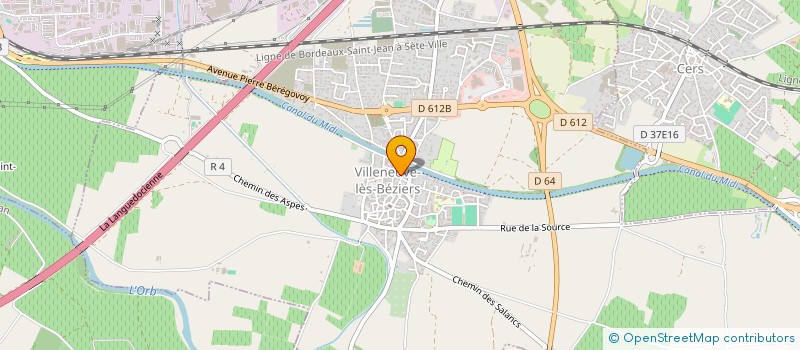 localisation de l'entreprise NEIDJMA à VILLENEUVE-LES-BEZIERS