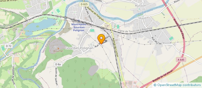 localisation de l'entreprise NEIGE  GOURDAN-POLIGNAN