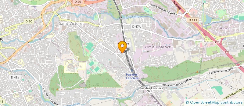 localisation de l'entreprise NEIGE  SAINT-VICTORET