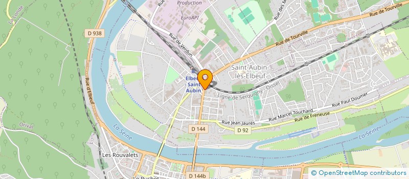 localisation de l'entreprise NEIGE DECO  SAINT-AUBIN-LES-ELBEUF