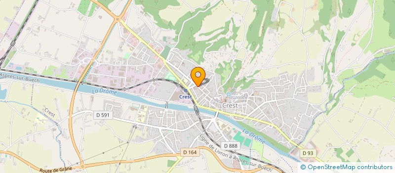 localisation de l'entreprise NEIGE ET CIMES  CREST