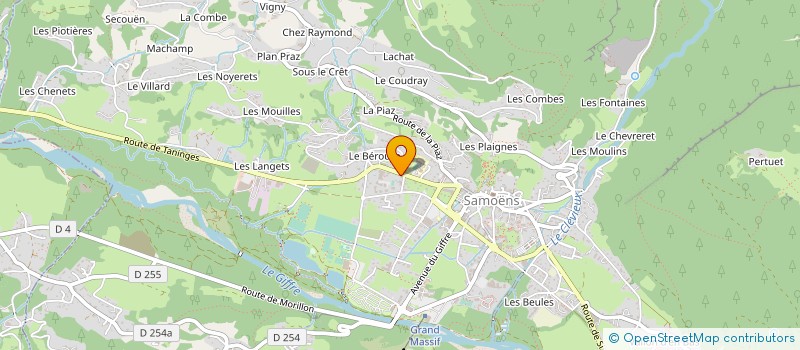 localisation de l'entreprise NEIGE ET ROC à SAMOENS