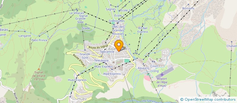 localisation de l'entreprise NEIGE VERTE  HUEZ