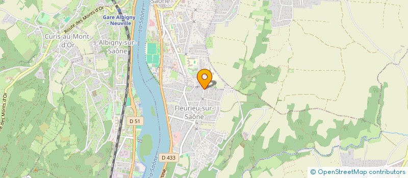 localisation de l'entreprise NEIGEAZUR  FLEURIEU-SUR-SAONE