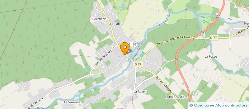 localisation de l'entreprise NEIGES DE L'OURAL  LE CONTROIS-EN-SOLOGNE