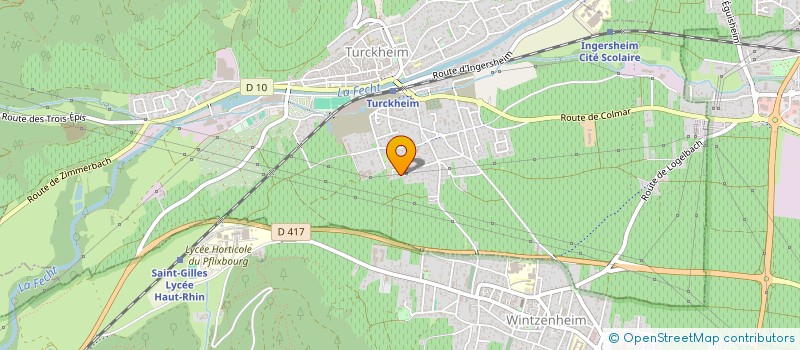 localisation de l'entreprise NEIL  TURCKHEIM