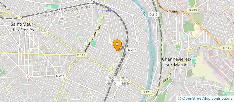 localisation de l'entreprise NEIL BATIMENT  SAINT-MAUR-DES-FOSSES