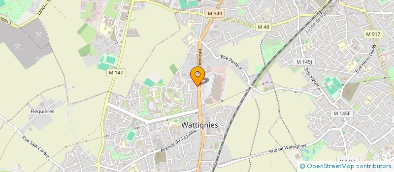 localisation de l'entreprise NEIL BEAUTY  WATTIGNIES