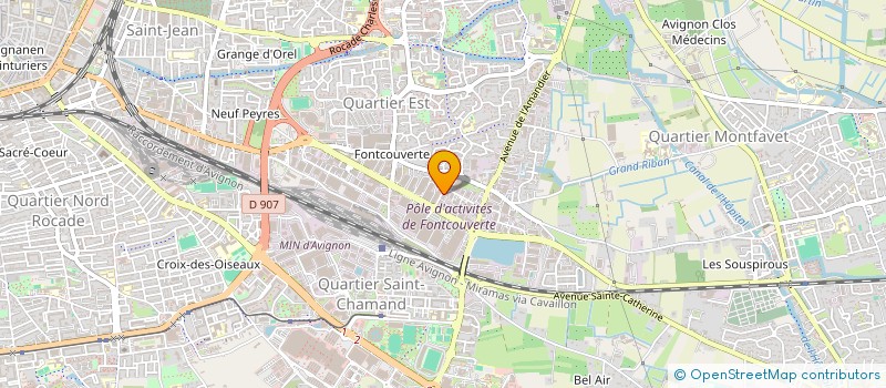 localisation de l'entreprise NEIM THIP  AVIGNON