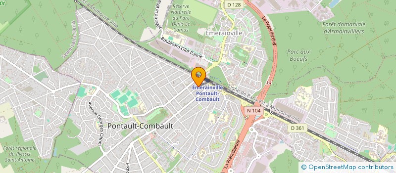 localisation de l'entreprise NEITHAL à PONTAULT-COMBAULT