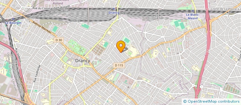 localisation de l'entreprise NEIVA à DRANCY