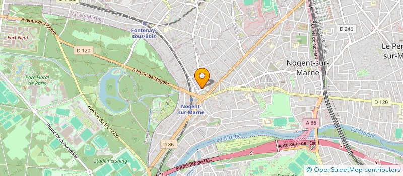 localisation de l'entreprise NEJ à NOGENT-SUR-MARNE