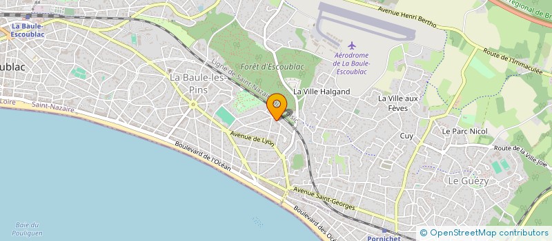 localisation de l'entreprise NEJ  LA BAULE-ESCOUBLAC