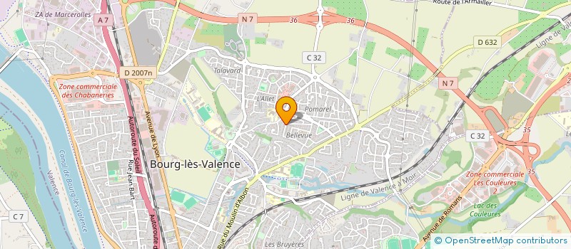 localisation de l'entreprise NEJA  BOURG-LES-VALENCE