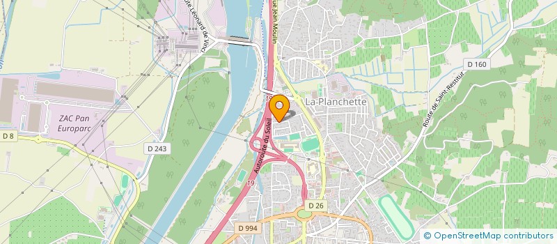 localisation de l'entreprise NEJAN  BOLLENE