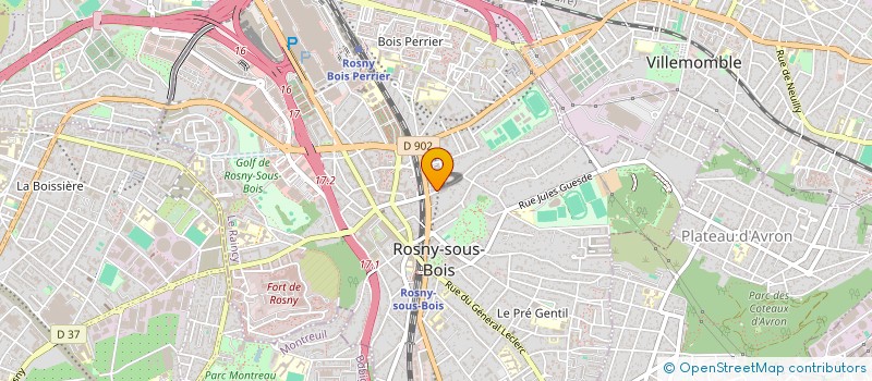 localisation de l'entreprise NEJJAR COLOMBERON à ROSNY-SOUS-BOIS