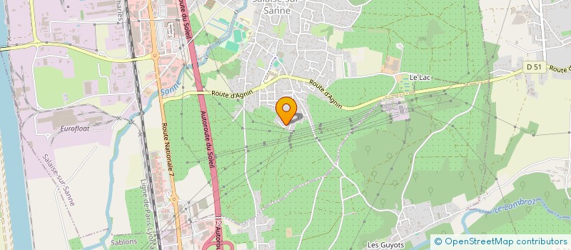 localisation de l'entreprise NEJMA COLLECTION PARIS  SALAISE-SUR-SANNE